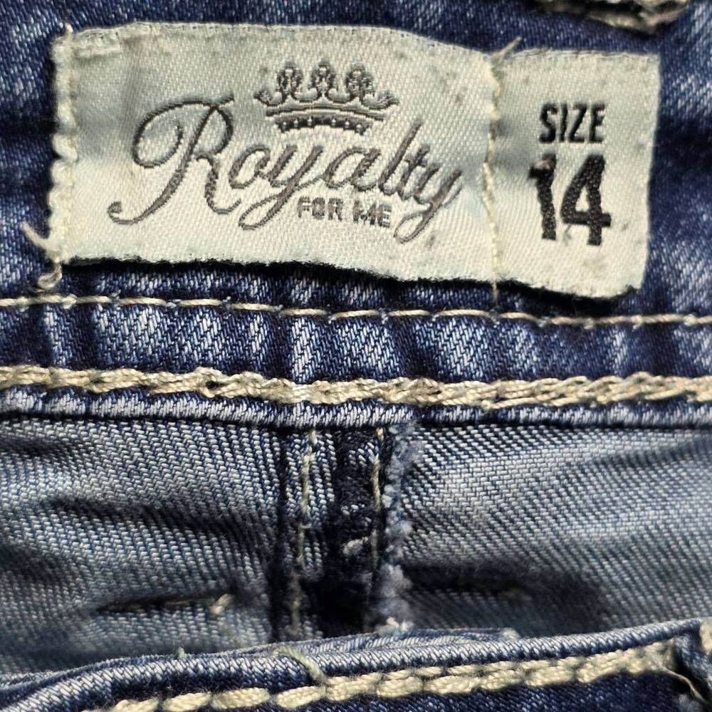 Royalty For Me Embroidered Cuffed Capri Jeans 14 - Picture 7 of 10
